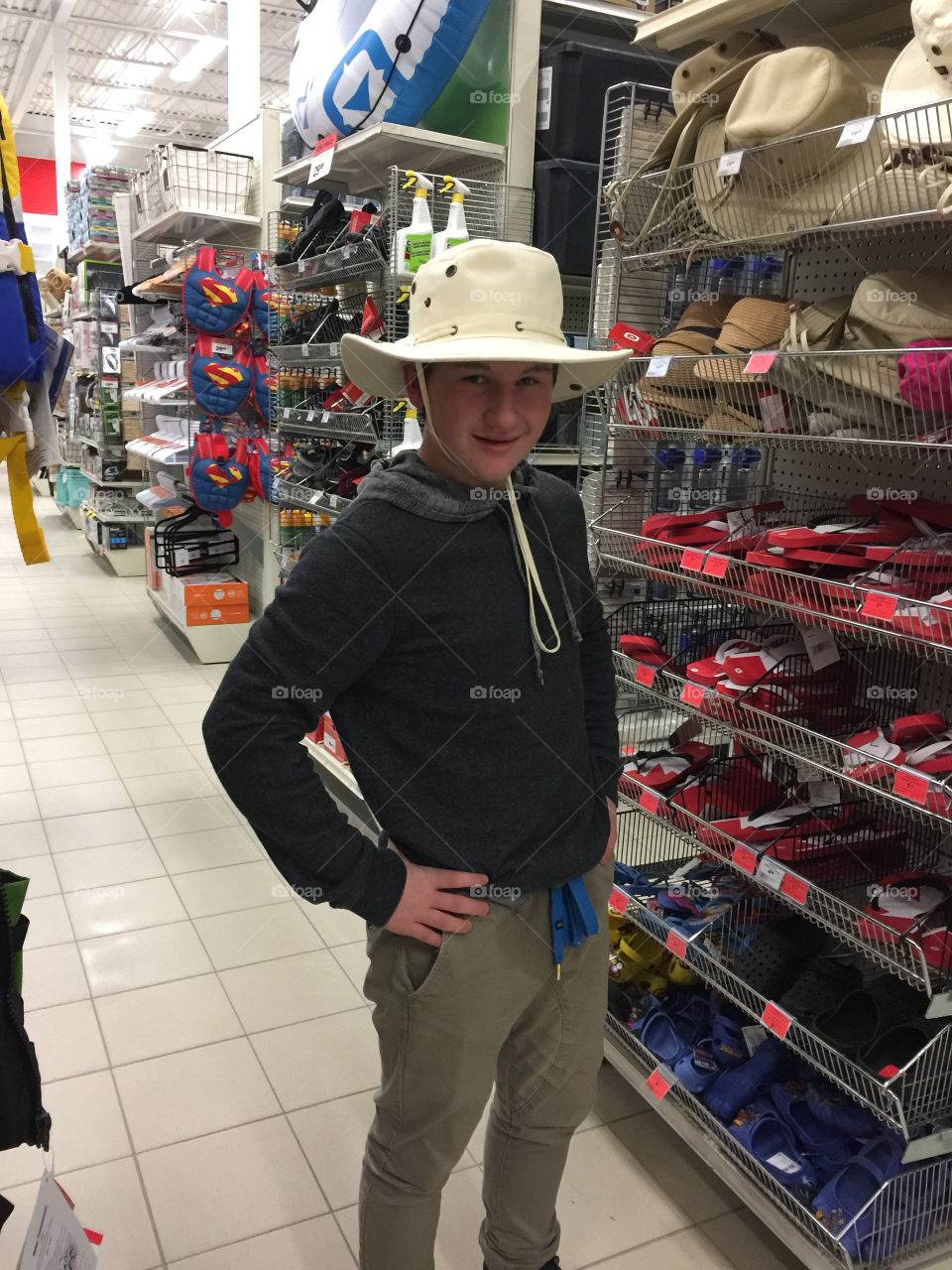 Shopping for hats