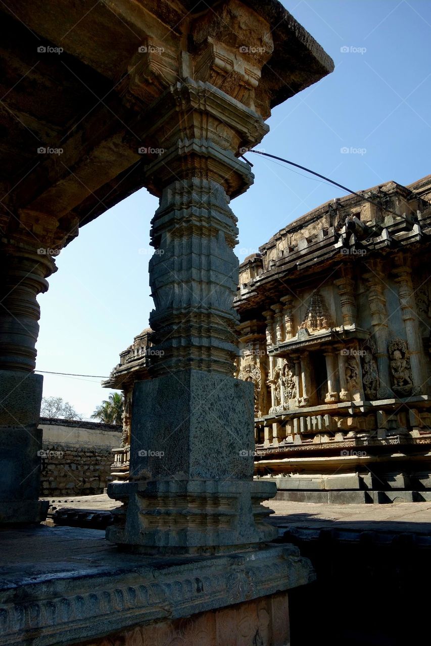 Hoysala art - Fine art  - pillar