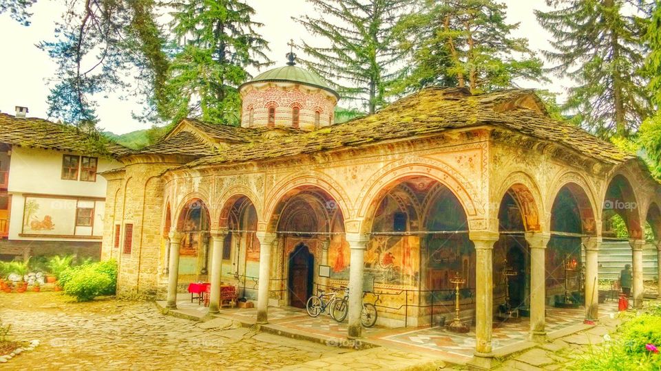 monastery, Troyan, Bulgaria, Dormition, Most, Holy, Mother, God,