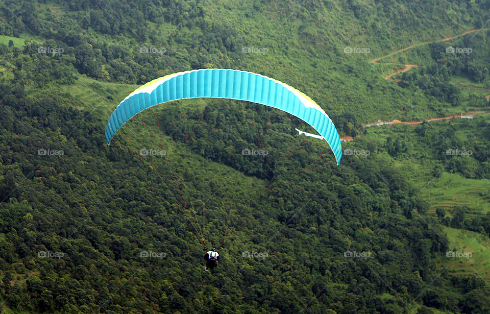 paragliding in sarankot nepal
