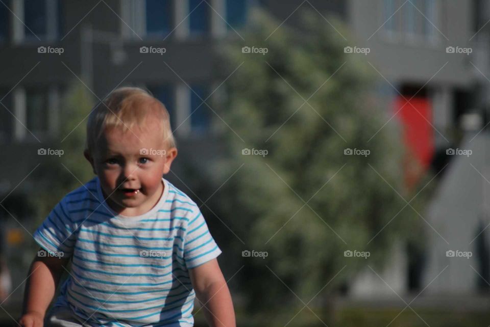 Boy in the park