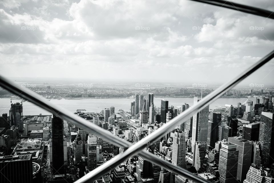 View of New York city