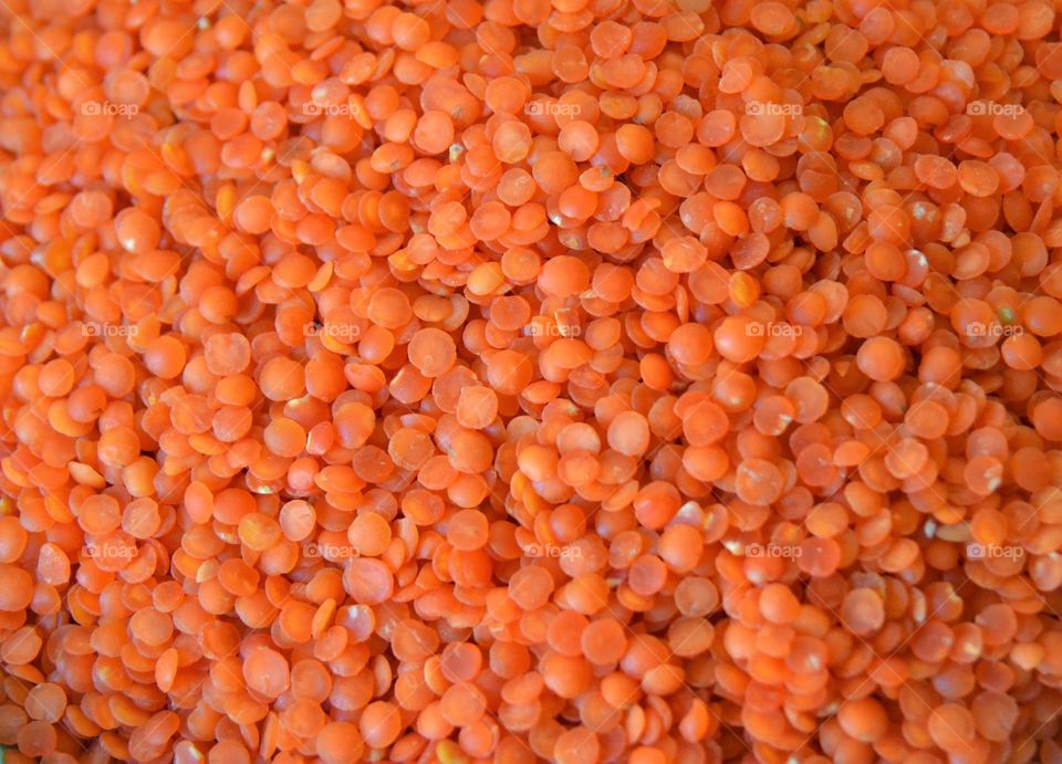 Full frame of lentils