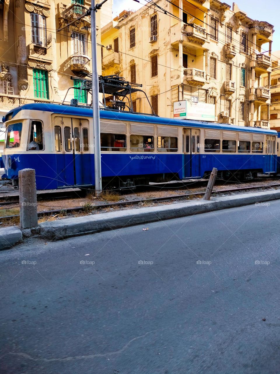 traditional tram in Alexandria