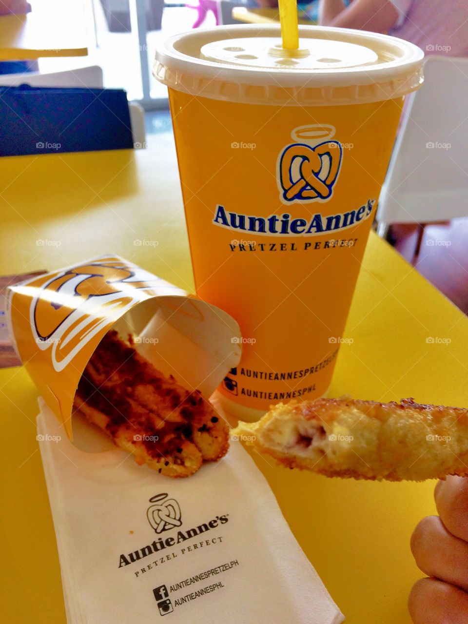 Can't get enough of Aunty Anne's blueberry cheese pretzels