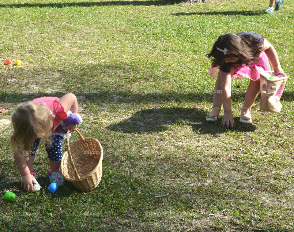 Easter Egg Hunt is a fun holiday activity for kids of all ages. The object is to find the Golden egg to win the grand prize!  It's the only time you should put all your eggs in the same basket! Happy Easter everyone!!!