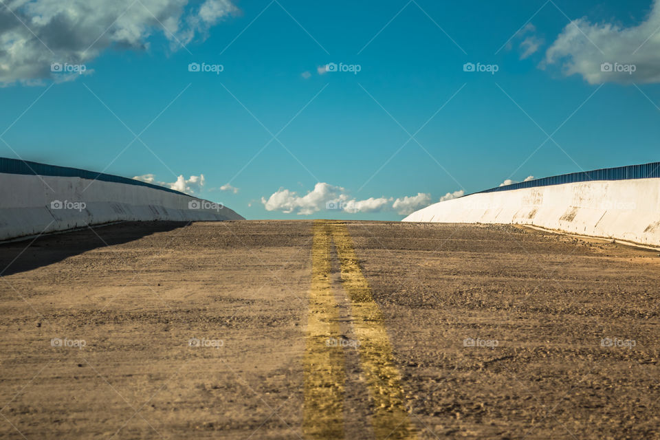 View of empty road