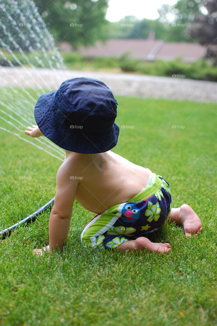 summer sprinkler fun