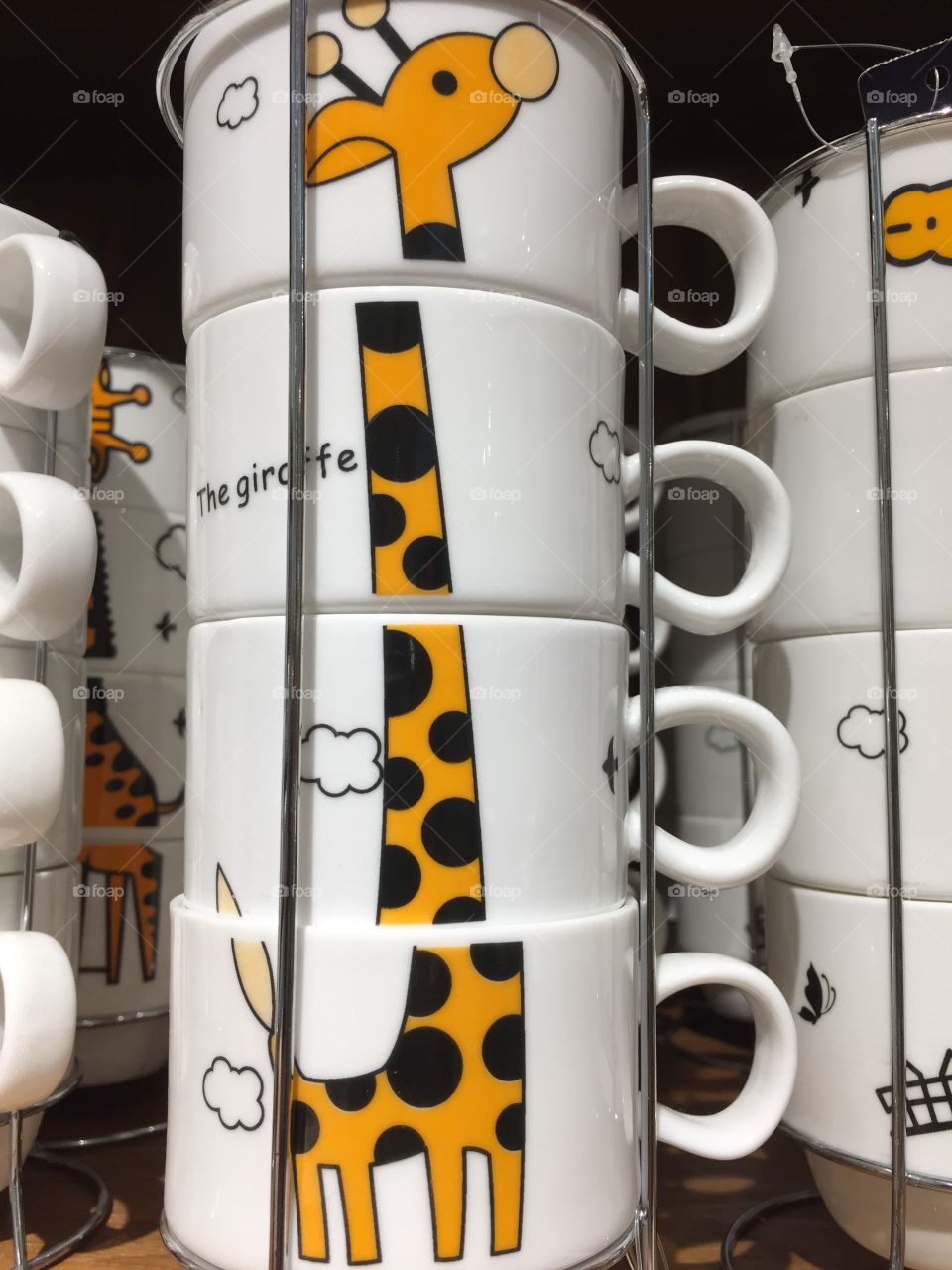 giraffe cups