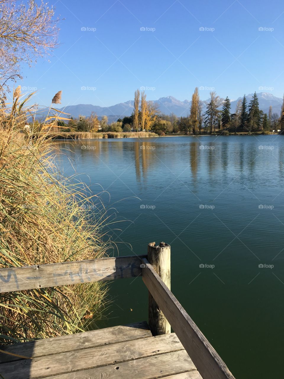 Lake in Savoy so peaceful