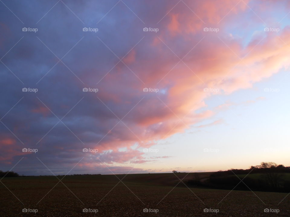 Storm Clouds At Dusk