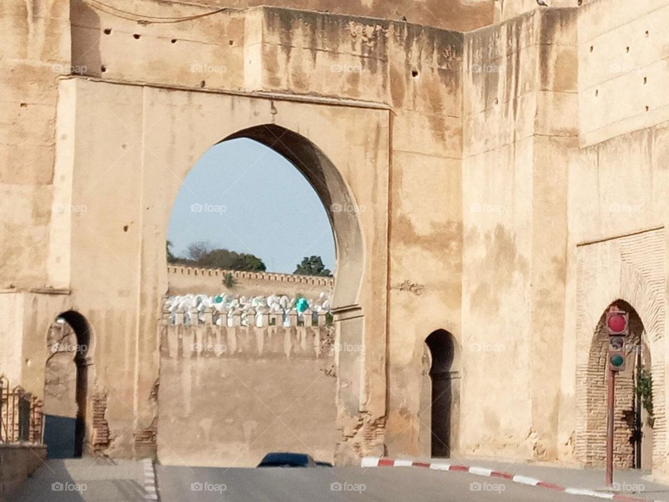 Place Boujloud in Fes city/morocco