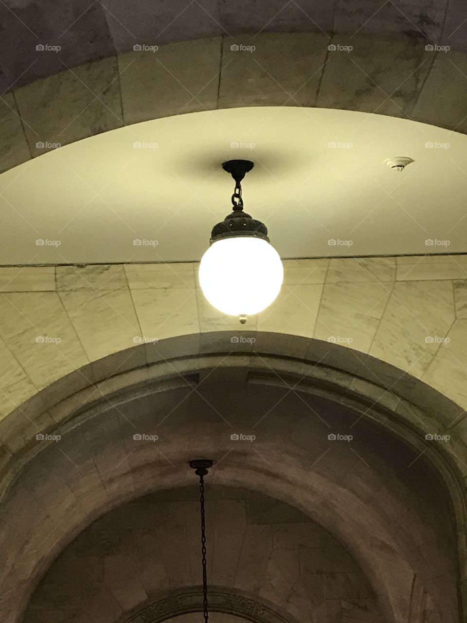 NYC Library Vintage Arc Lamp