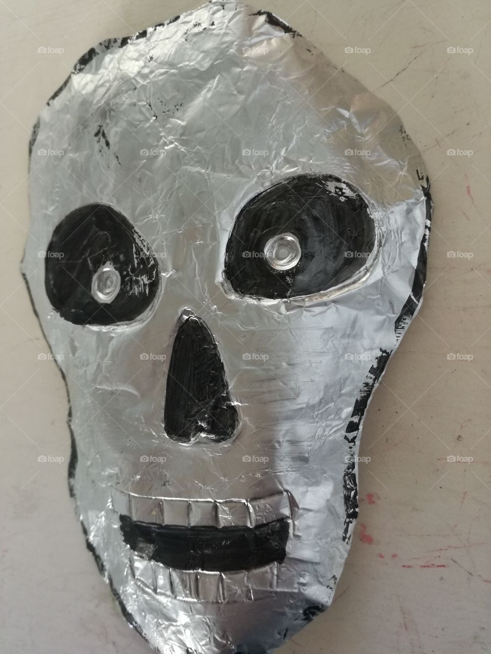 careta de Papel aluminio