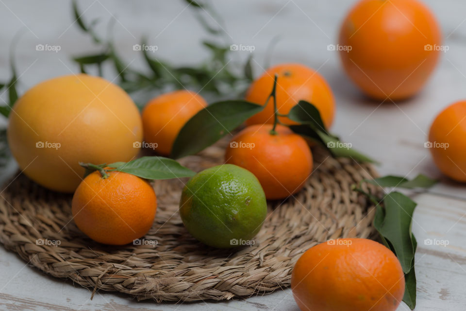 Close-up of orange fruits