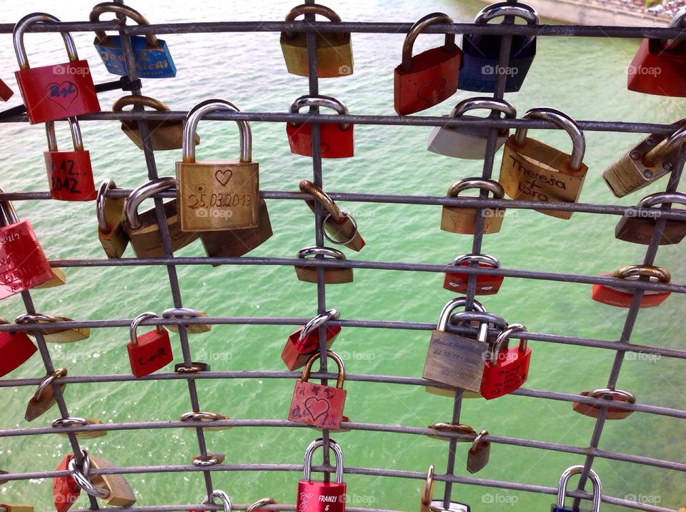 Love padlocks 