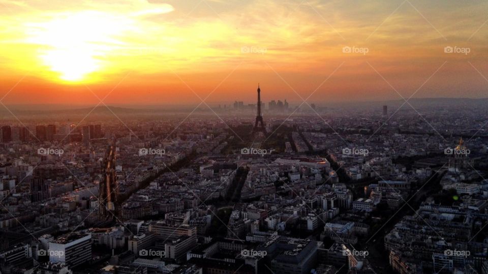 Paris at Sunset