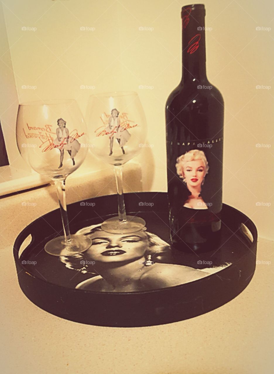 wine with Marilyn