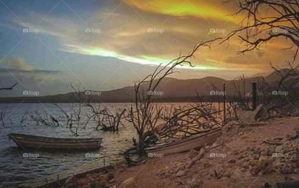 Sunset almost twilight