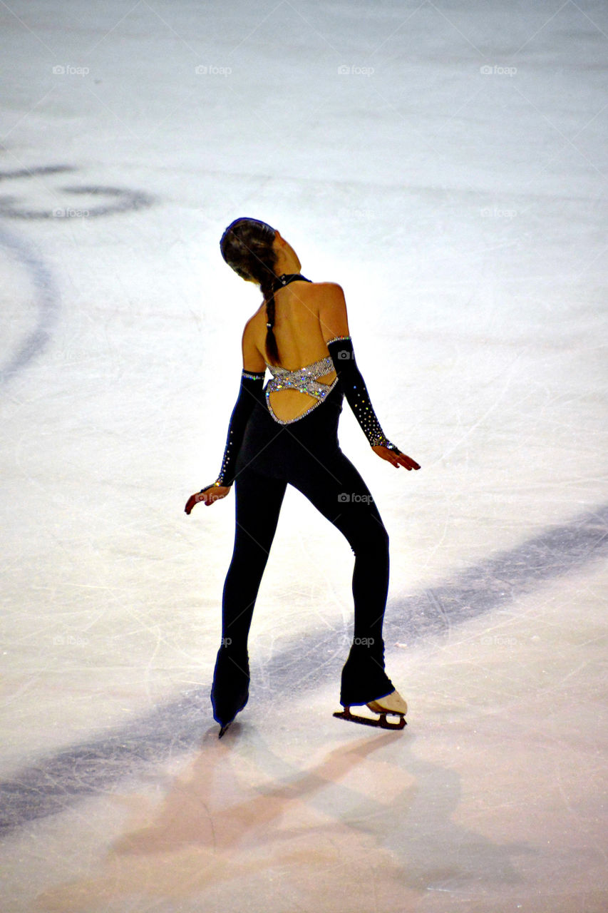 figure skating. ballerina