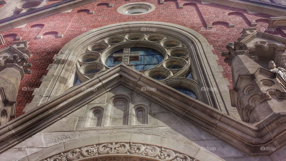 Architecture. The Basilica of the National Shrine of Mary, Help of Christians at Holy Hill