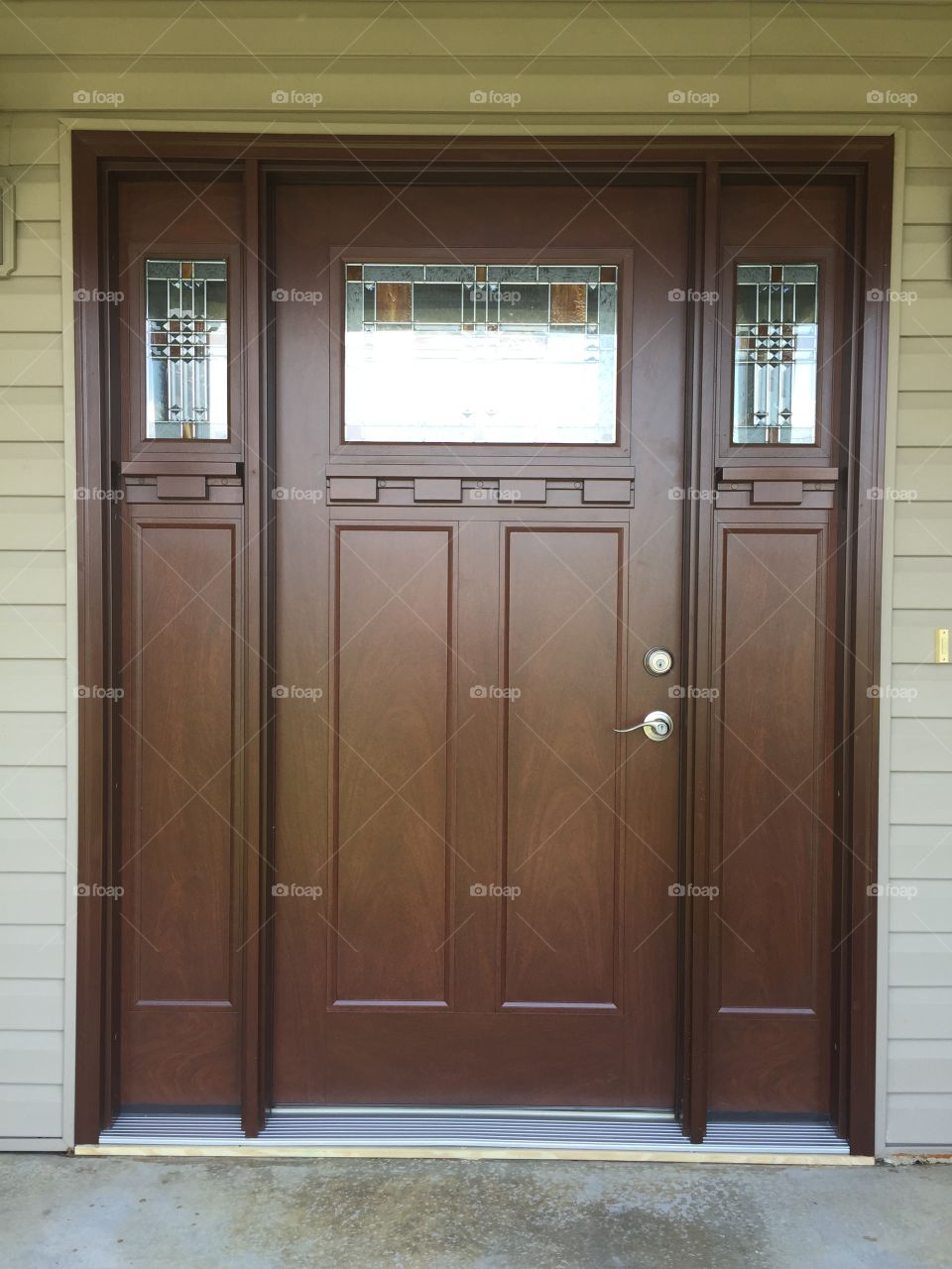 New entry door