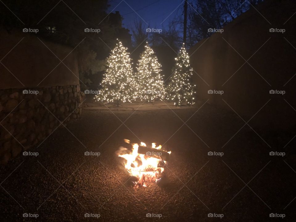 Christmas Eve, Canyon Road, Santa Fe