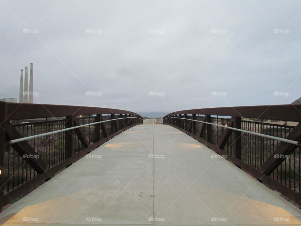 Bridge to adventure by the sea. Morro bay, ca