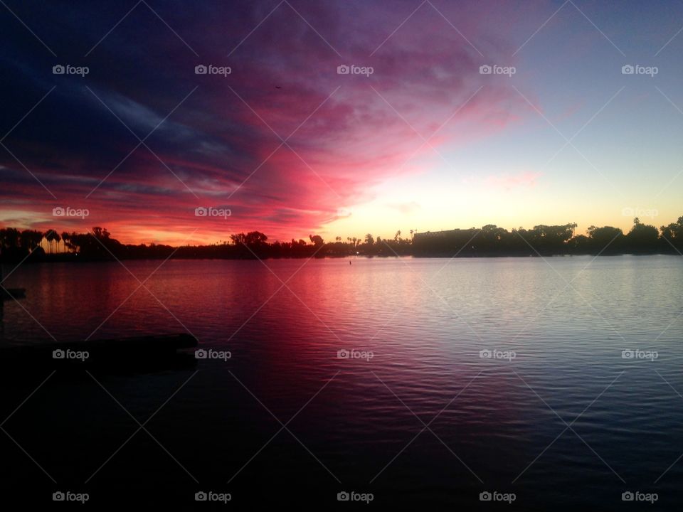 View of dramatic sky during sunset