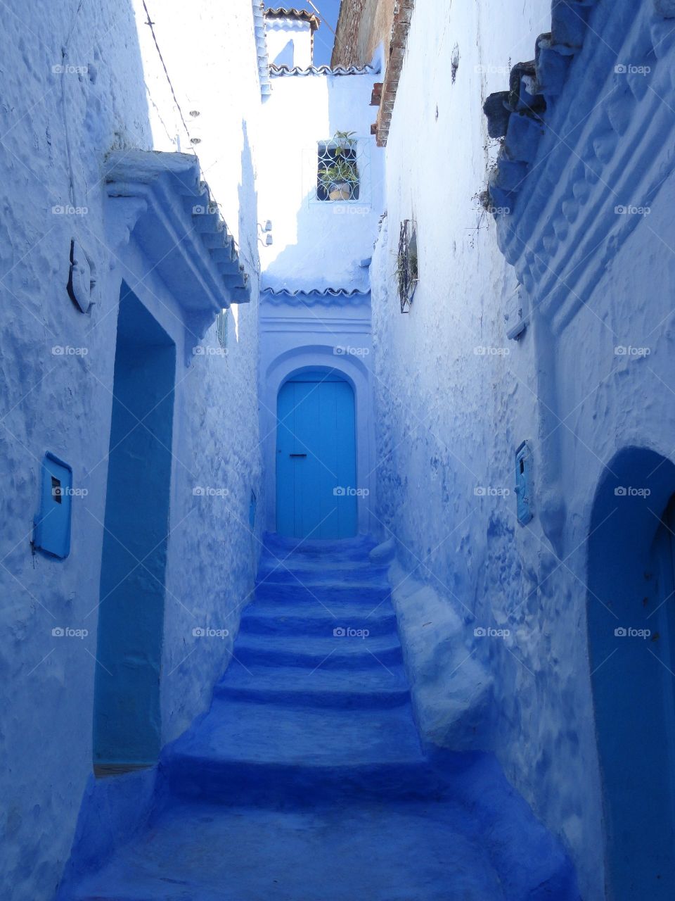 morocco blue city 