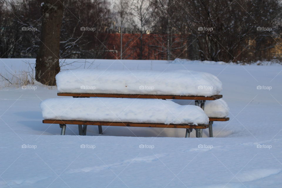 snow
table
seat