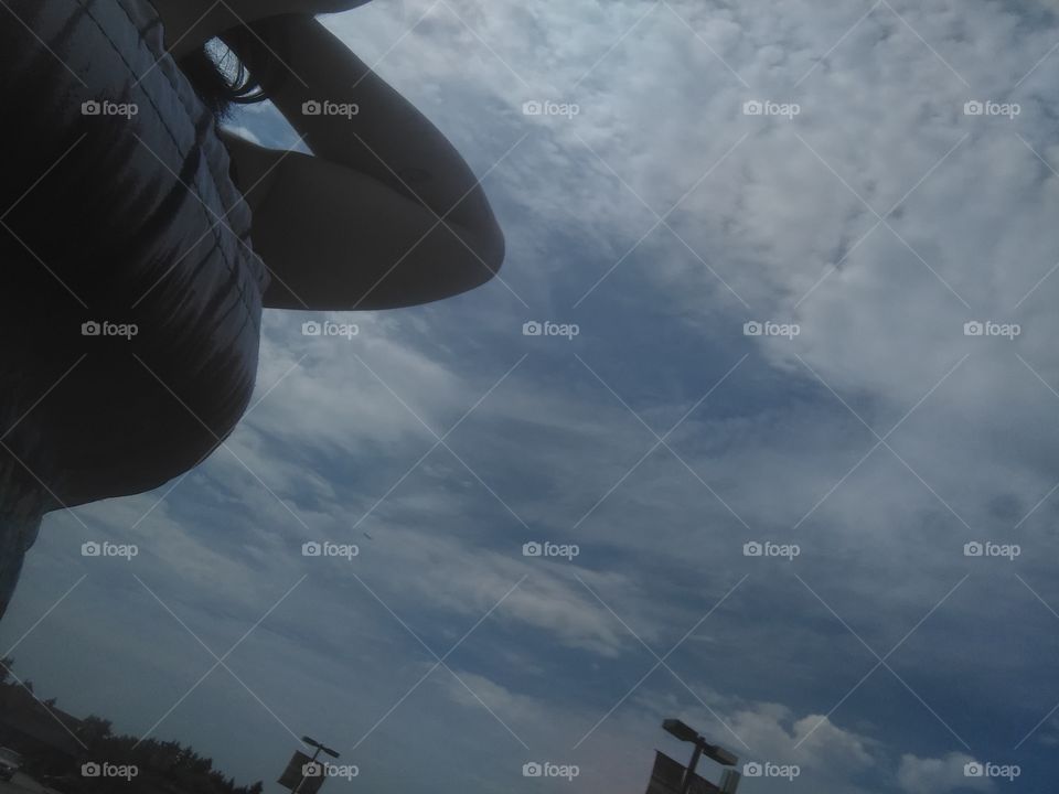 looking up to the god preying for answers