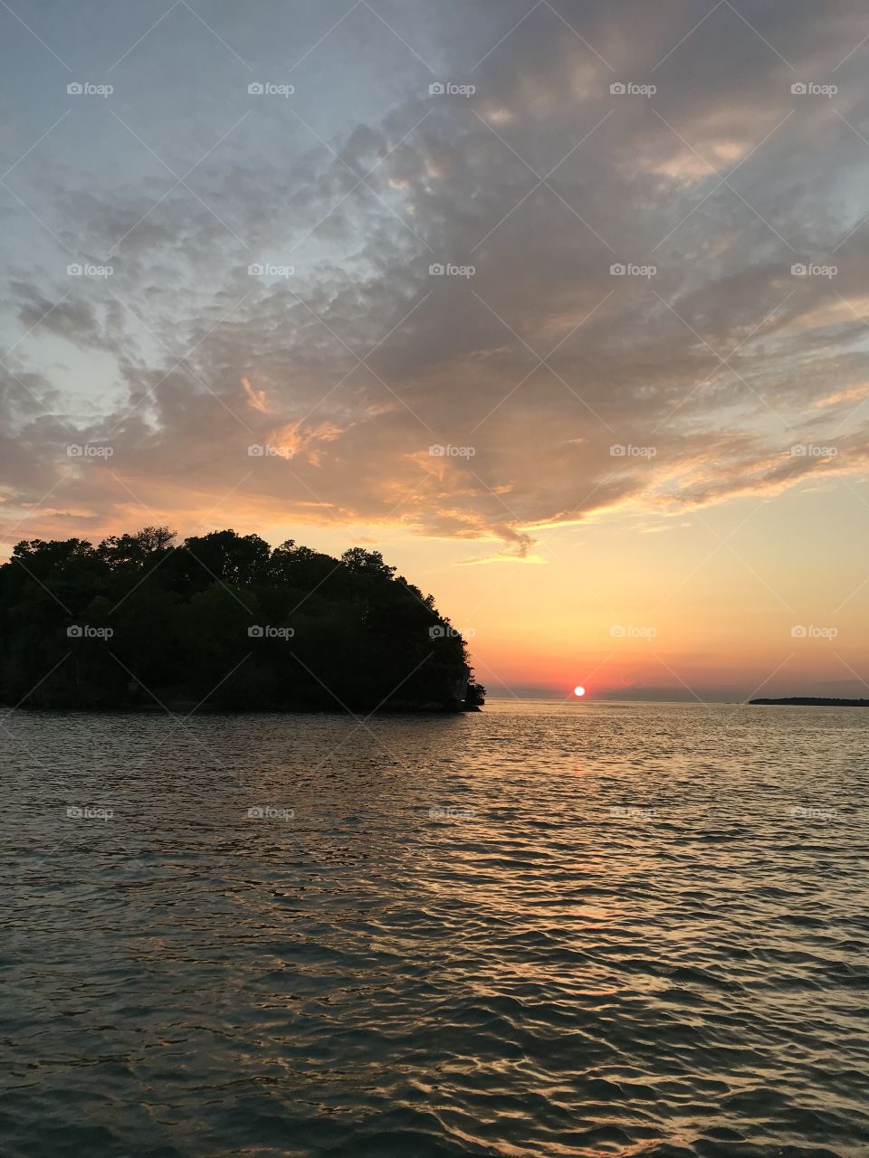 Mouse island sunset 