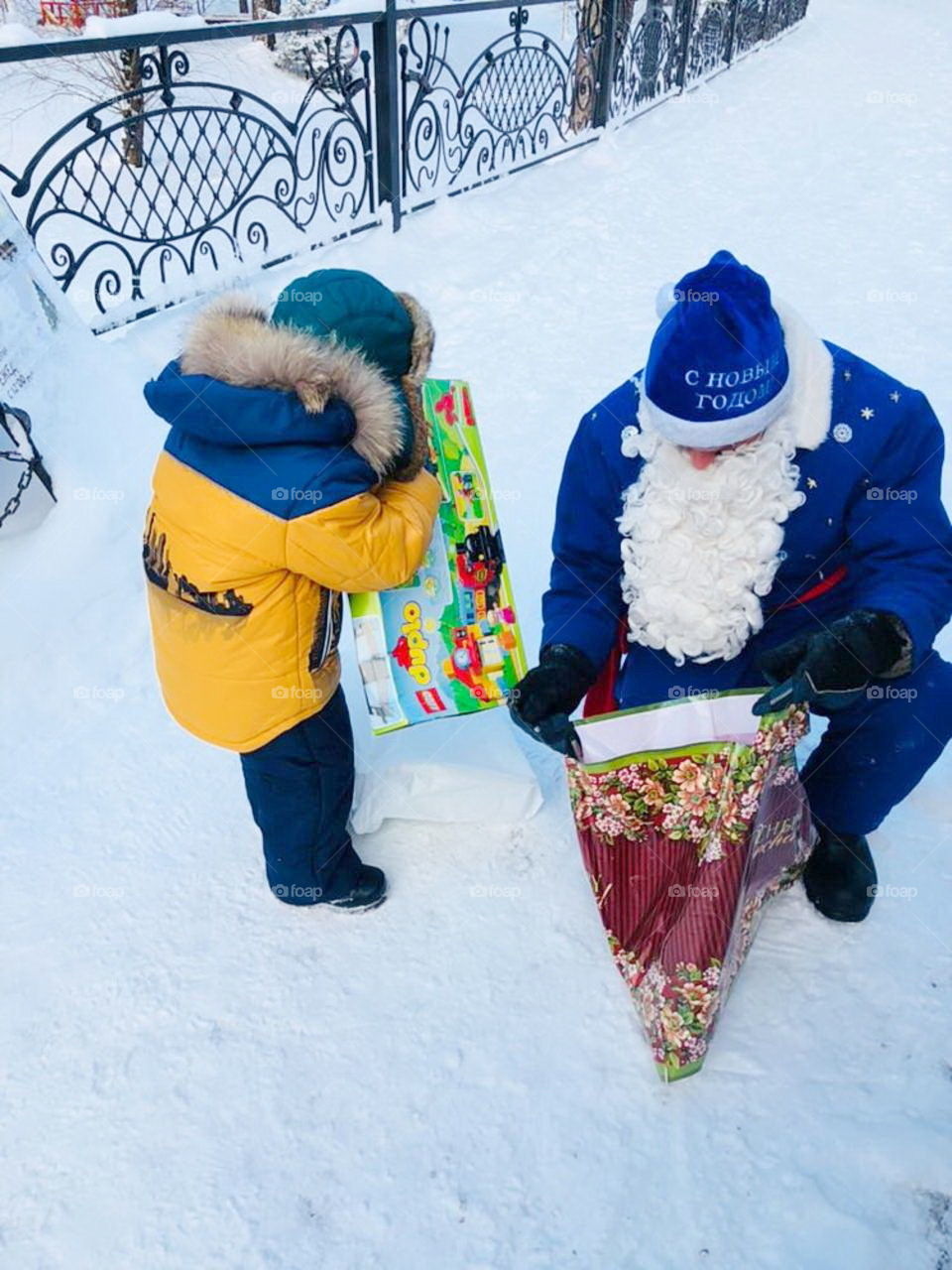 Meeting with Santa Claus