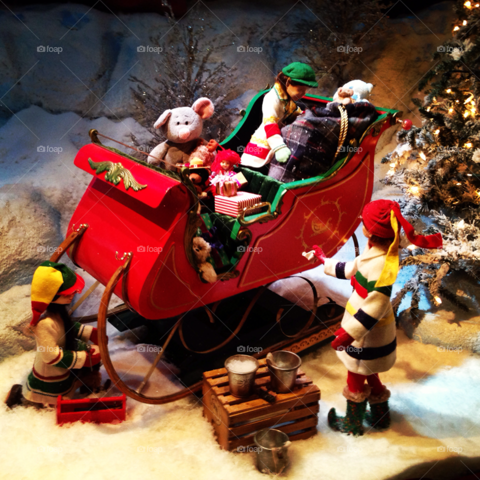 red mini dream santa by byg