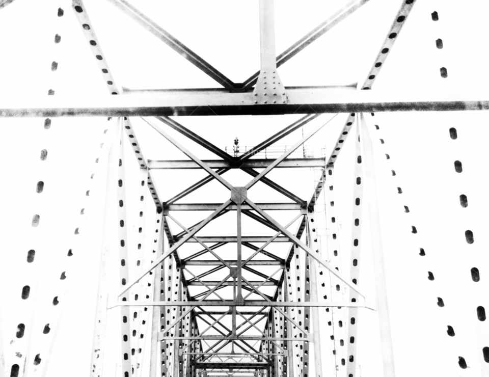 potomac river design bridge black and white by Ghostshadow27