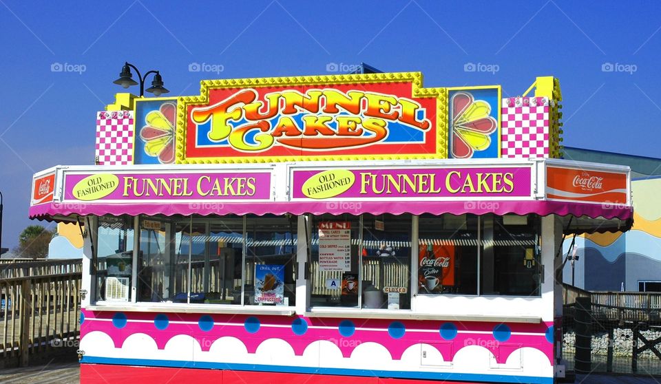 Funnel cake stand. 