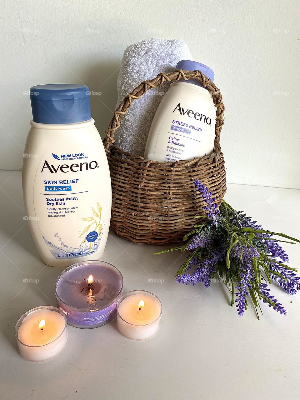 Aveeno bath products 