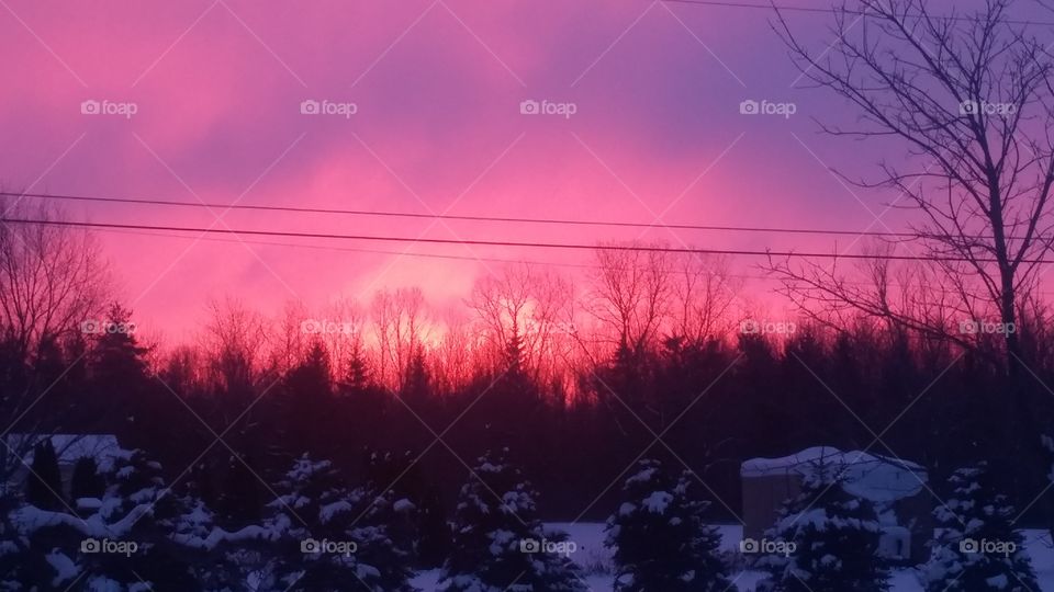 winter sunrise