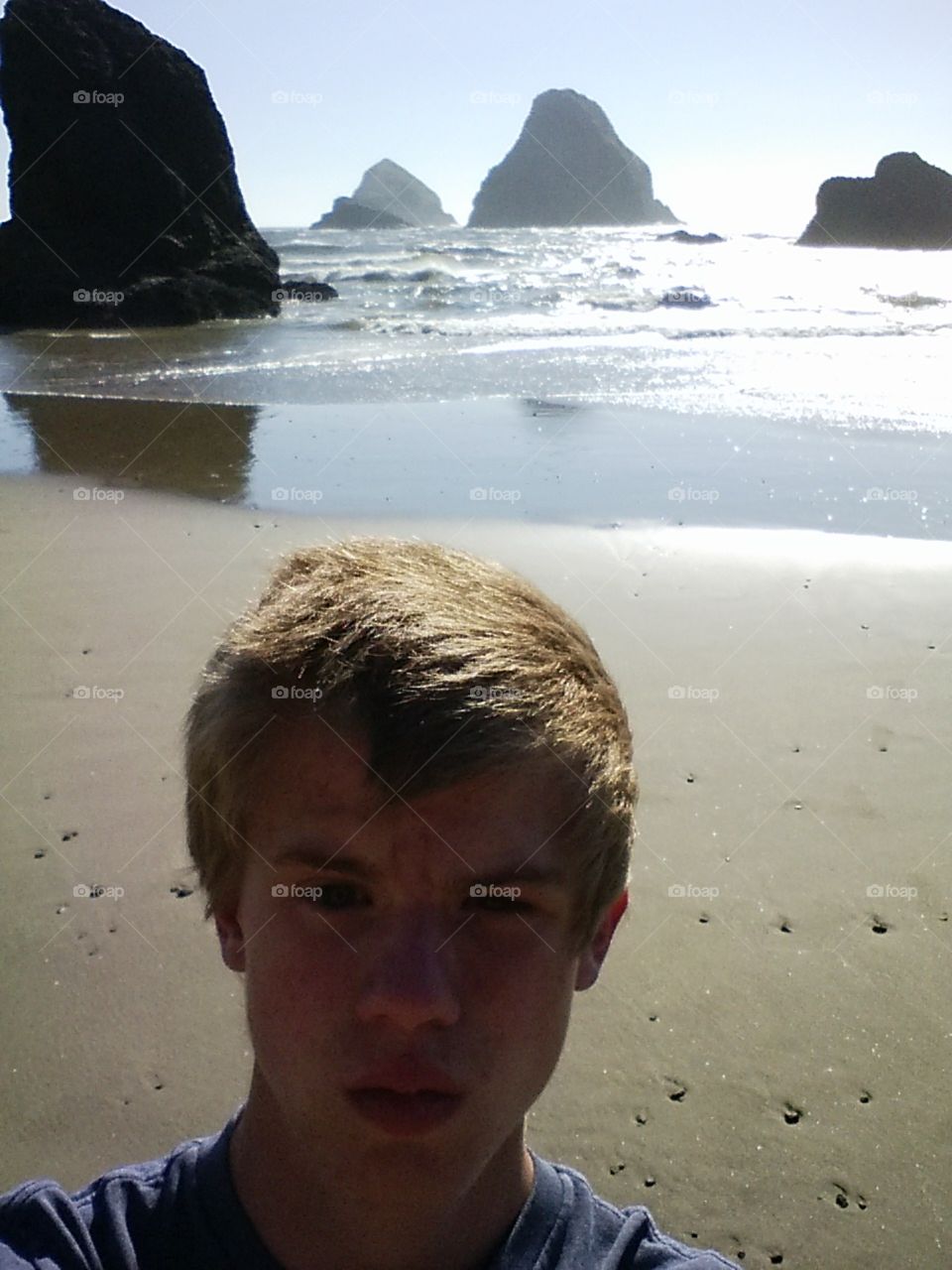 Cocky Beach Selfie