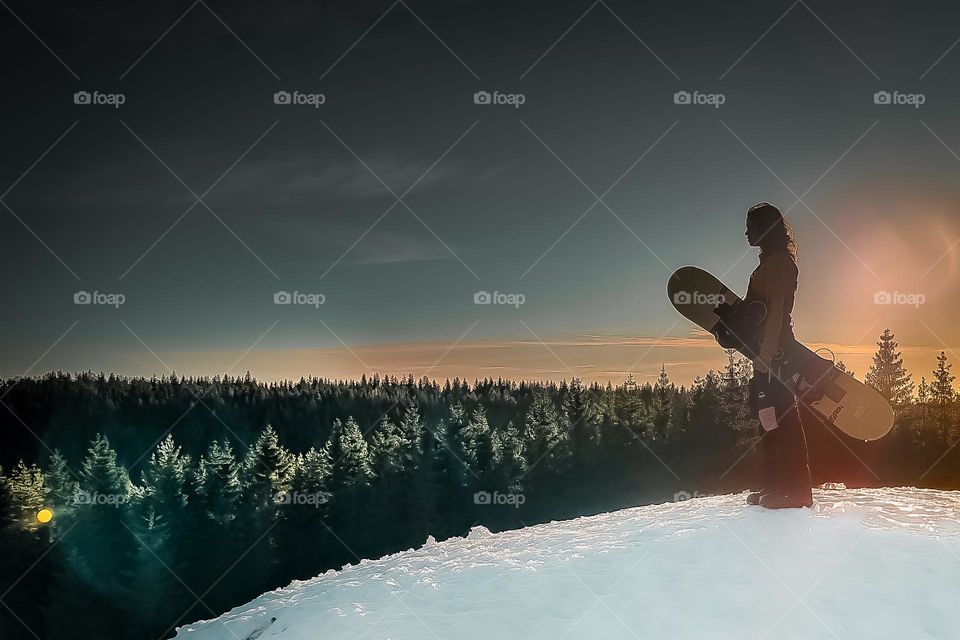 Above the trees in Sweden