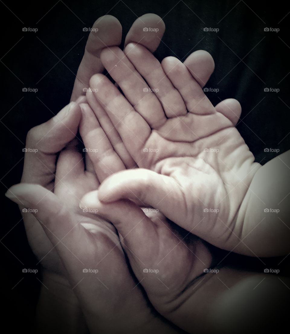 our hands