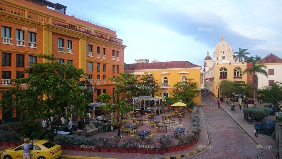 The old city of Cartagena