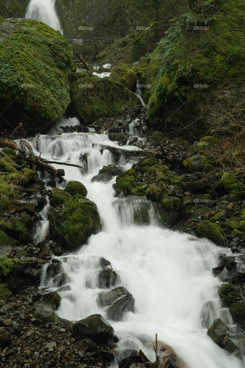 waterfall, water, river, stream, nature