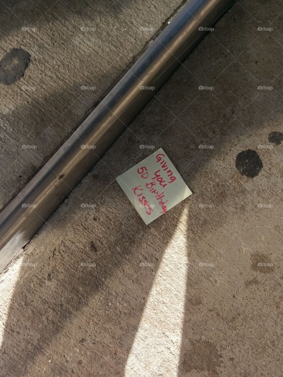 Random love note on the street