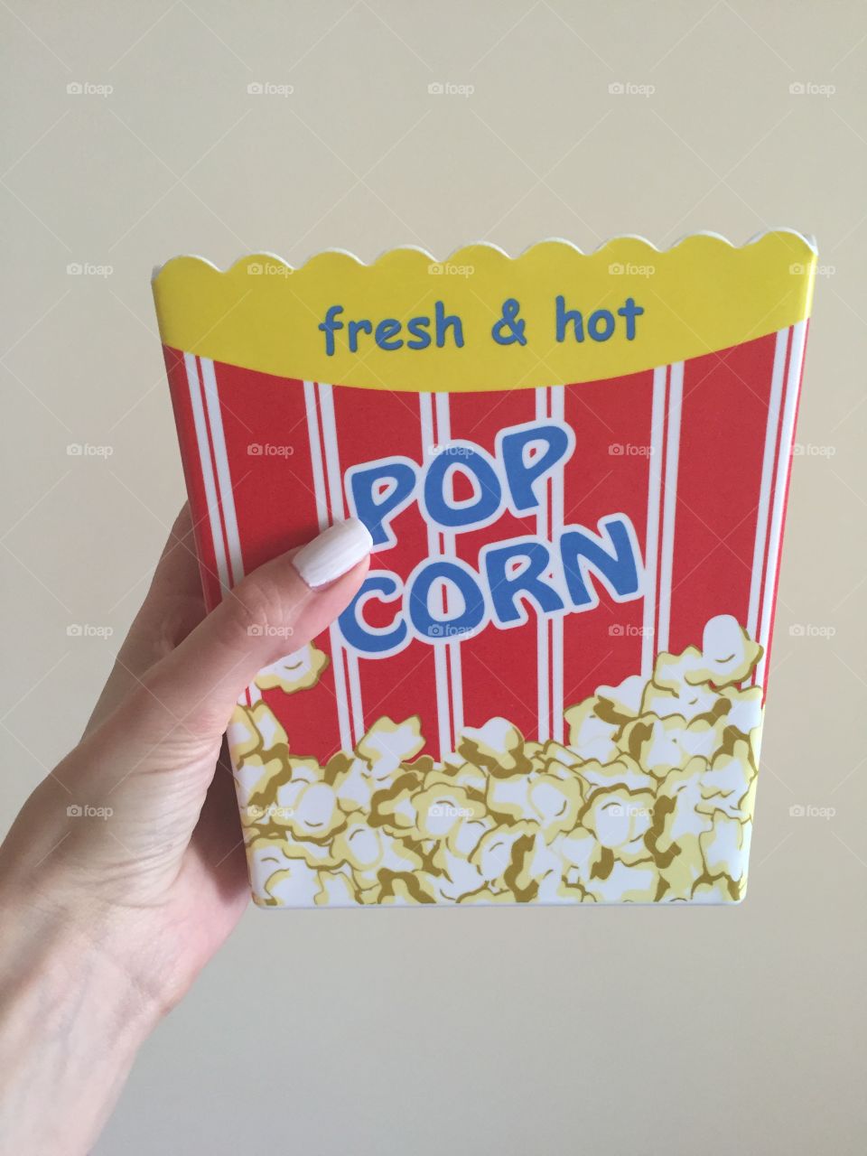 Homemade popcorn 