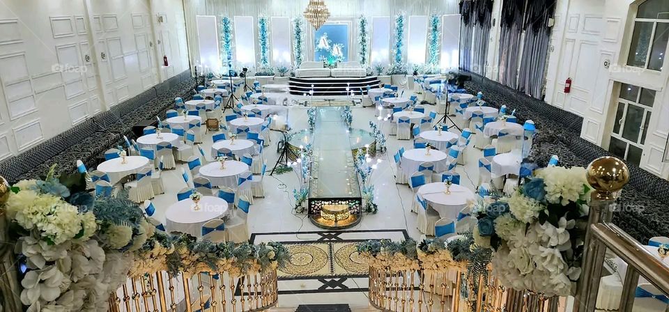 A very beautiful picture, and there is no better picture than it. There is no better picture of green herbs and colorful, red and white roses than it. Glory be to God, the natural and picturesque view, and there is no more