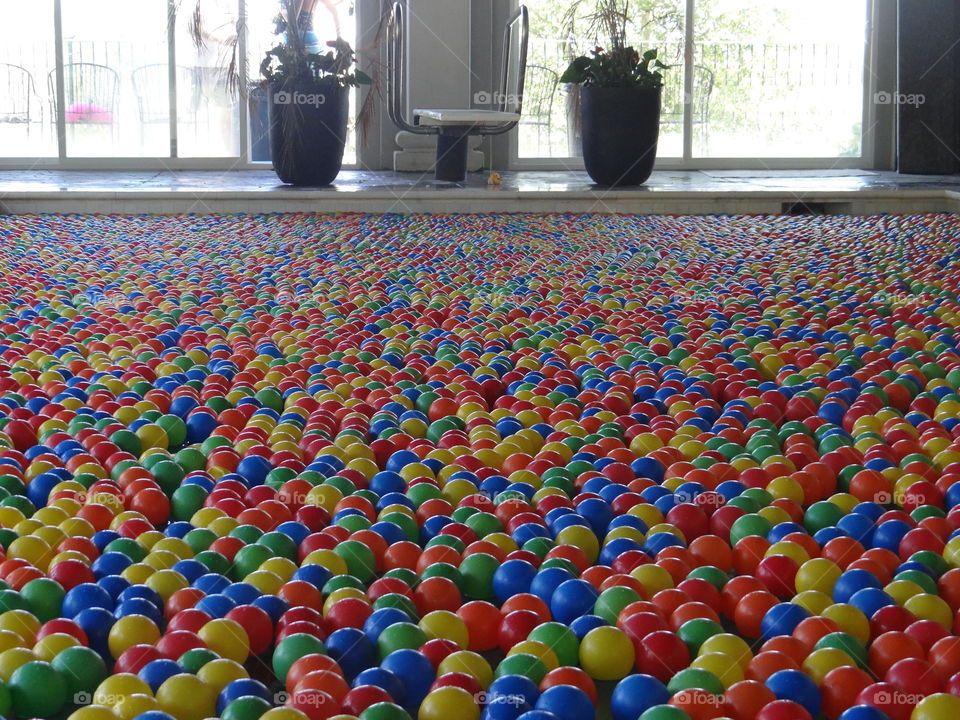 Diving Board into Ball Pit Pool Texture