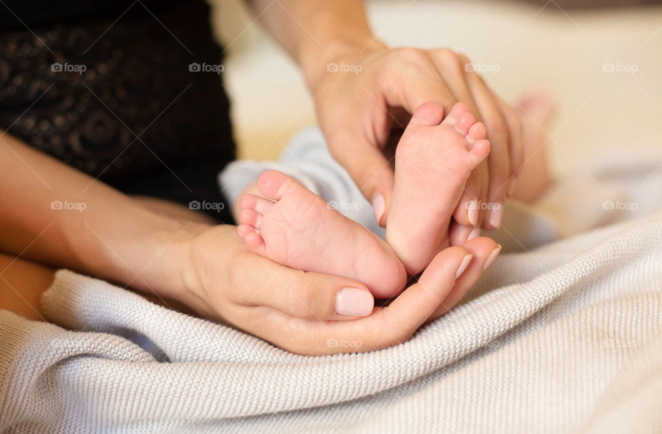 Baby, Indoors, Child, Foot, Relaxation