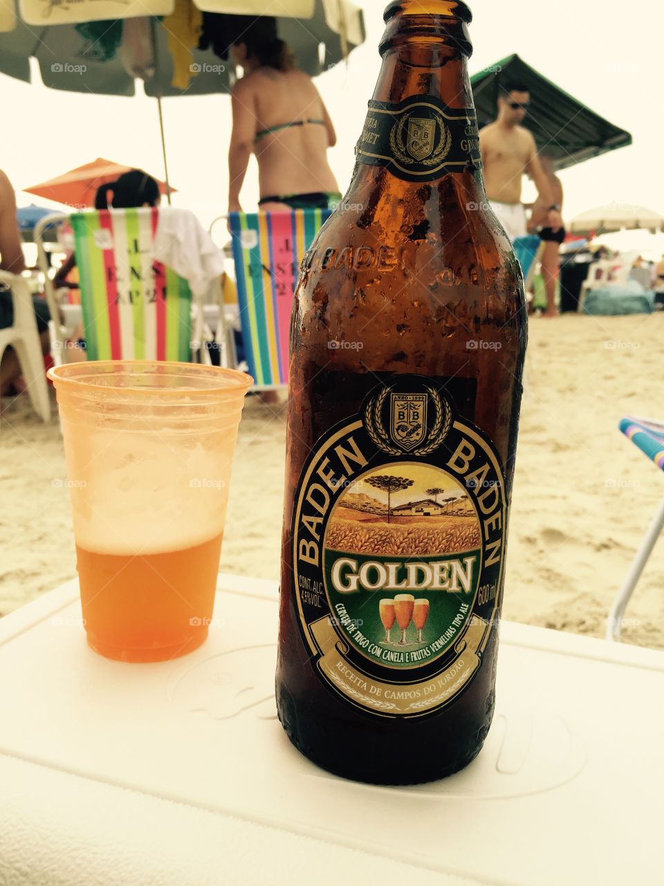 Beach drink time 